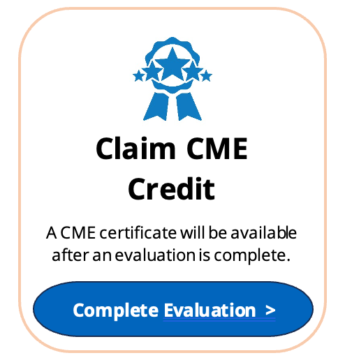 Claim CME Credit